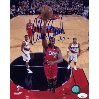 Elton Brand Los Angeles Clippers Signed 8x10 Glossy Photo JSA Authenticated