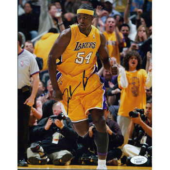 Kwame Brown Los Angeles Lakers Signed 8x10 Matte Photo JSA Authenticated Kwame Brown Los Angeles Lakers Signed 8x10 Matte Photo JSA Authenticated