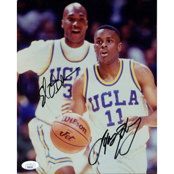 UCLA Bruins Ed O'Bannon Tyus Edney Signed 8x10 Glossy Photo JSA Authenticated UCLA Bruins Ed O'Bannon Tyus Edney Signed 8x10 Glossy Photo JSA Authenticated