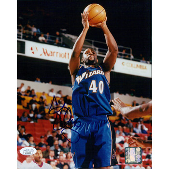Calbert Cheaney Washington Wizards Signed 8x10 Glossy Photo JSA Authenticated