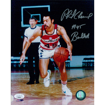 Phil Chenier Washington Bullets Signed 8x10 Glossy Photo JSA Authenticated
