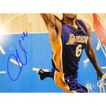 Jordan Clarkson Los Angeles Lakers Signed 16x20 Matte Photo JSA Authenticated
