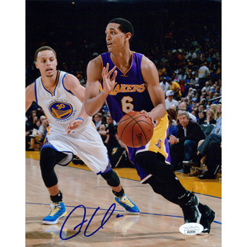 Jordan Clarkson Los Angeles Lakers Signed 8x10 Matte Photo JSA Authenticated