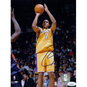 Brian Cook Los Angeles Lakers Signed 8x10 Glossy Photo JSA Authenticated Brian Cook Los Angeles Lakers Signed 8x10 Glossy Photo JSA Authenticated