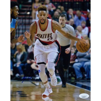 Allen Crabbe Portland Trail Blazers Signed 8x10 Matte Photo JSA Authenticated Allen Crabbe Portland Trail Blazers Signed 8x10 Matte Photo JSA Authenticated