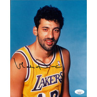 Vlade Divac Los Angeles Lakers Signed 8x10 Glossy Photo JSA Authenticated