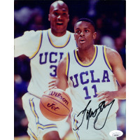 Tyus Edney UCLA Bruins Signed 8x10 Glossy Photo JSA Authenticated