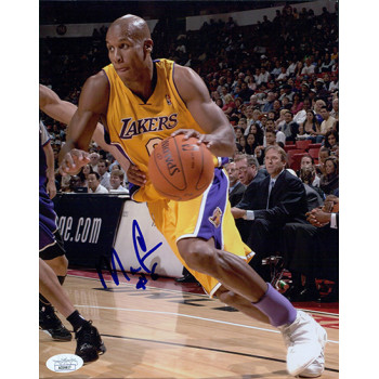 Maurice Evans Los Angeles Lakers Signed 8x10 Matte Photo JSA Authenticated Maurice Evans Los Angeles Lakers Signed 8x10 Matte Photo JSA Authenticated