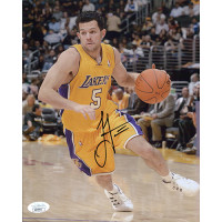 Jordan Farmar Los Angeles Lakers Signed 8x10 Matte Photo JSA Authenticated