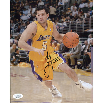 Jordan Farmar Los Angeles Lakers Signed 8x10 Matte Photo JSA Authenticated