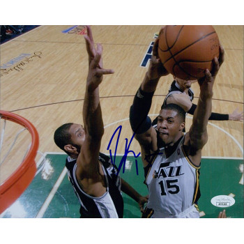 Derrick Favors Utah Jazz Signed 8x10 Glossy Photo JSA Authenticated Derrick Favors Utah Jazz Signed 8x10 Glossy Photo JSA Authenticated