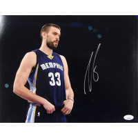 Marc Gasol Memphis Grizzlies Signed 11x14 Matte Photo JSA Authenticated