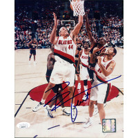 Brian Grant Portland Trail Blazers Signed 8x10 Glossy Photo JSA Authenticated