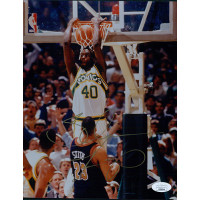 Shawn Kemp Seattle Supersonics Signed 8x10 Glossy Photo JSA Authenticated Shawn Kemp Seattle Supersonics Signed 8x10 Glossy Photo JSA Authenticated