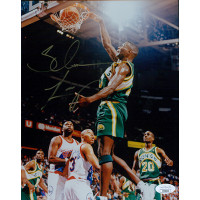 Shawn Kemp Seattle Supersonics Signed 8x10 Glossy Photo JSA Authenticated Shawn Kemp Seattle Supersonics Signed 8x10 Glossy Photo JSA Authenticated