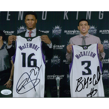 Sacramento Kings Ben Mclemore And Ray McCallum Signed 8x10 Glossy Photo JSA Auth Sacramento Kings Ben Mclemore And Ray McCallum Signed 8x10 Glossy Photo JSA Auth