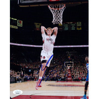 Meyers Leonard Portland Trail Blazers Signed 8x10 Matte Photo JSA Authenticated