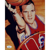 Ed Macauley St. Louis Hawks Signed 8x10 Glossy Photo JSA Authenticated Ed Macauley St. Louis Hawks Signed 8x10 Glossy Photo JSA Authenticated