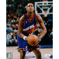 Danny Manning Phoenix Suns Signed 8x10 Glossy Photo JSA Authenticated