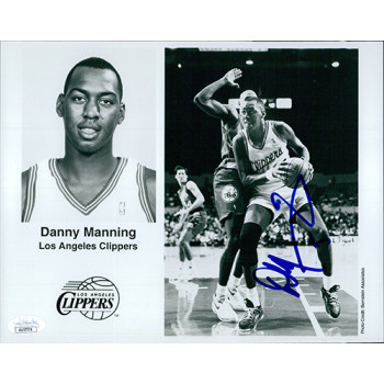 Danny Manning Los Angeles Clippers Signed 8x10 Glossy Photo JSA Authenticated Danny Manning Los Angeles Clippers Signed 8x10 Glossy Photo JSA Authenticated
