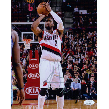Wesley Matthews Portland Trail Blazers Signed 8x10 Matte Photo JSA Authenticated Wesley Matthews Portland Trail Blazers Signed 8x10 Matte Photo JSA Authenticated