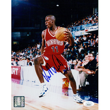 Vernon Maxwell Philadelphia 76ers Signed 8x10 Glossy Photo JSA Authenticated Vernon Maxwell Philadelphia 76ers Signed 8x10 Glossy Photo JSA Authenticated