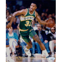 Derrick McKey Seattle Supersonics Signed 8x10 Glossy Photo JSA Authenticated Derrick McKey Seattle Supersonics Signed 8x10 Glossy Photo JSA Authenticated