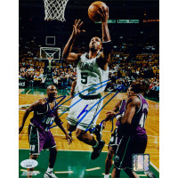Ron Mercer Boston Celtics Signed 8x10 Glossy Photo JSA Authenticated Ron Mercer Boston Celtics Signed 8x10 Glossy Photo JSA Authenticated