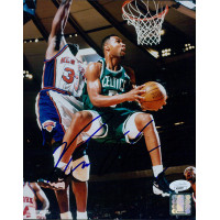 Ron Mercer Boston Celtics Signed 8x10 Glossy Photo JSA Authenticated Ron Mercer Boston Celtics Signed 8x10 Glossy Photo JSA Authenticated