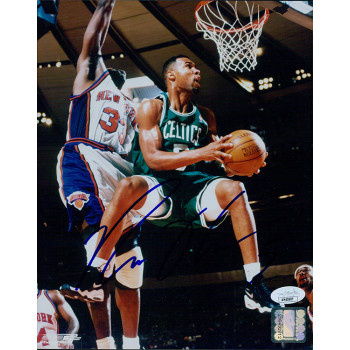Ron Mercer Boston Celtics Signed 8x10 Glossy Photo JSA Authenticated Ron Mercer Boston Celtics Signed 8x10 Glossy Photo JSA Authenticated