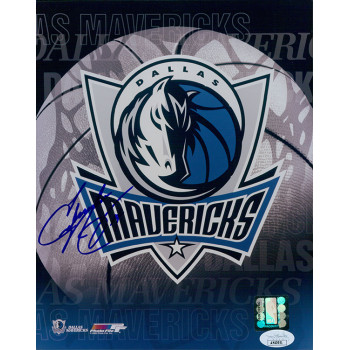 Eduardo Najera Dallas Mavericks Signed 8x10 Glossy Photo JSA Authenticated