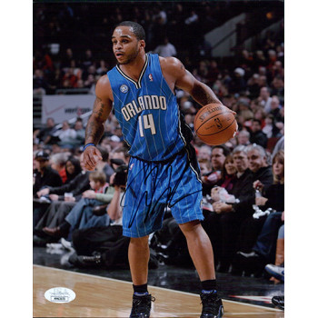 Jameer Nelson Orlando Magic Signed 8x10 Glossy Photo JSA Authenticated Jameer Nelson Orlando Magic Signed 8x10 Glossy Photo JSA Authenticated