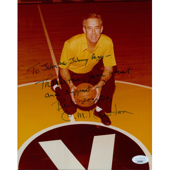 C.M. Newton Vanderbilt Commodores Signed 8x10 Glossy Photo JSA Authenticated