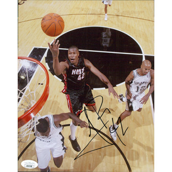 James Posey Miami Heat Signed 8x10 Glossy Photo JSA Authenticated