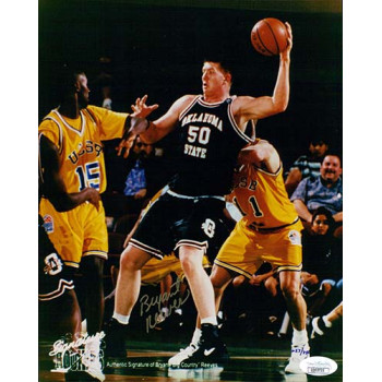 Bryant Reeves Oklahoma State Cowboys Signed 8x10 Matte Photo JSA Authenticated Bryant Reeves Oklahoma State Cowboys Signed 8x10 Matte Photo JSA Authenticated