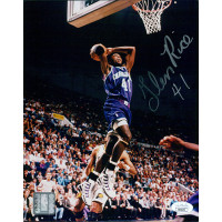 Glen Rice Charlotte Hornets Signed 8x10 Glossy Photo JSA Authenticated Glen Rice Charlotte Hornets Signed 8x10 Glossy Photo JSA Authenticated