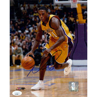 Kareem Rush Los Angeles Lakers Signed 8x10 Glossy Photo JSA Authenticated