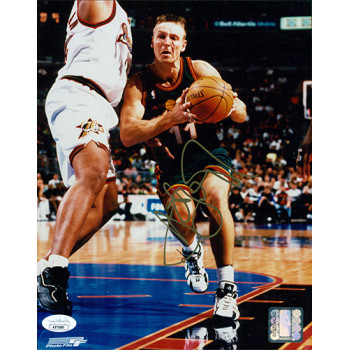 Detlef Schrempf Seattle Supersonics Signed 8x10 Glossy Photo JSA Authenticated Detlef Schrempf Seattle Supersonics Signed 8x10 Glossy Photo JSA Authenticated