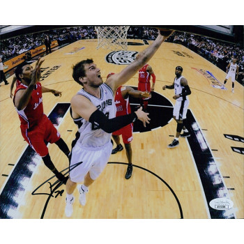 Tiago Splitter San Antonio Spurs Signed 8x10 Matte Photo JSA Authenticated Tiago Splitter San Antonio Spurs Signed 8x10 Matte Photo JSA Authenticated