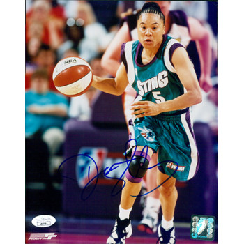 Dawn Staley Charlotte Sting Signed 8x10 Glossy Photo JSA Authenticated