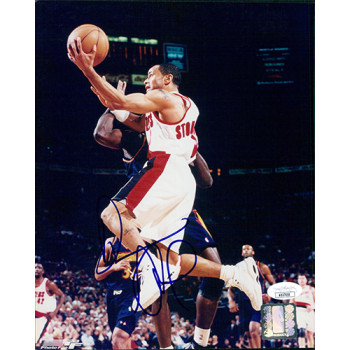 Damon Stoudamire Portland Trail Blazers Signed 8x10 Glossy Photo JSA Authentic Damon Stoudamire Portland Trail Blazers Signed 8x10 Glossy Photo JSA Authentic