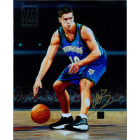 Wally Szczerbiak Timberwolves Signed 2000-01 Topps Reserve 8x10 Canvas Photo