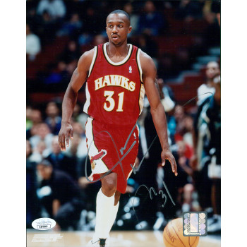 Jason Terry Atlanta Hawks Signed 8x10 Glossy Photo JSA Authenticated