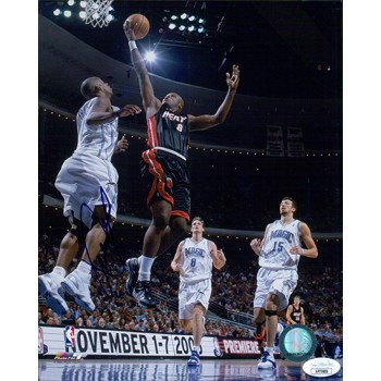 Antoine Walker Miami Heat Signed 8x10 Glossy Photo JSA Authenticated