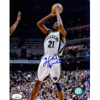 Hakim Warrick Memphis Grizzlies Signed 8x10 Glossy Photo JSA Authenticated Hakim Warrick Memphis Grizzlies Signed 8x10 Glossy Photo JSA Authenticated