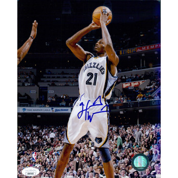 Hakim Warrick Memphis Grizzlies Signed 8x10 Glossy Photo JSA Authenticated Hakim Warrick Memphis Grizzlies Signed 8x10 Glossy Photo JSA Authenticated