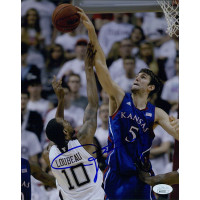 Jeff Withey Kansas Jayhawks Signed 8x10 Glossy Photo JSA Authenticated Jeff Withey Kansas Jayhawks Signed 8x10 Glossy Photo JSA Authenticated