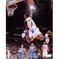 Dorell Wright Miami Heat Signed 8x10 Glossy Photo JSA Authenticated Dorell Wright Miami Heat Signed 8x10 Glossy Photo JSA Authenticated
