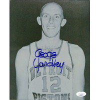 George Yardley Detroit Pistons Signed 8x10 Glossy Photo JSA Authenticated George Yardley Detroit Pistons Signed 8x10 Glossy Photo JSA Authenticated