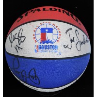 All Star 3-Point Shootout 1989 Participants Signed LE Basketball JSA Authentic